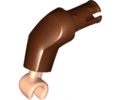Arm Large with Pin, Right with Light Nougat Hand