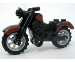 Riding Cycle Motorcycle Vintage with Dark Red Trim Pattern