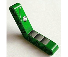 Technic, Liftarm 1 x 7 Bent (4 - 4) Thick with Tread Plate and Filler Cap Pattern (Stickers) - Set 8236