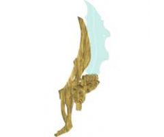 Bionicle Weapon Ornate with Translucent Light Blue Blade (Tarix)
