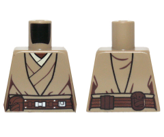 Torso SW Jedi Robe, Belt and Tan Undershirt Pattern (SW Stass Allie)