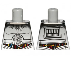 Torso SW TC-14 with Blue, Red and White Wires Pattern