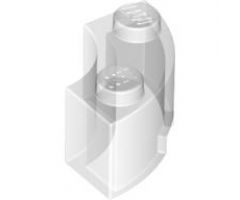 Brick, Round Corner 2 x 2 Macaroni with Stud Notch