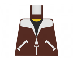 Torso Bomber Jacket and Black T-Shirt Pattern