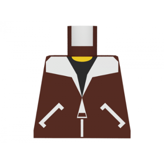 Torso Bomber Jacket and Black T-Shirt Pattern