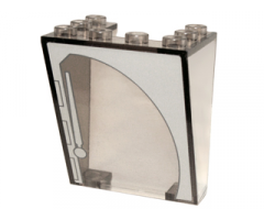 Windscreen 3 x 4 x 4 Inverted with Wiper Pattern Model Left (Sticker) - Set 10195