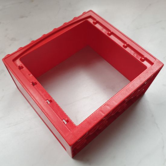 Duplo, Building Door / Window Frame 4 x 8 x 10 Double Doorway