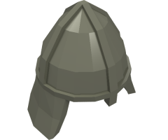 Minifigure, Headgear Helmet Castle with Neck Protector
