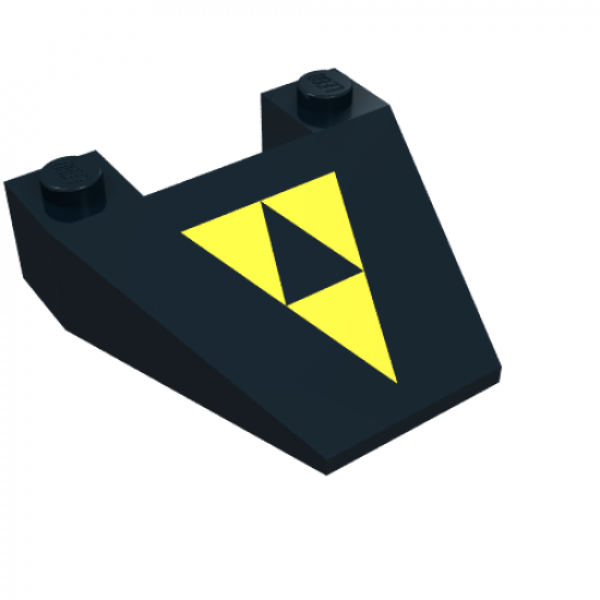 Wedge 4 x 4 Taper with Blacktron I Logo Pattern