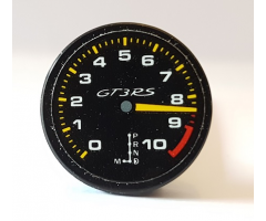 Tile, Round 2 x 2 with Bottom Stud Holder with Tachometer on Redline Pattern (Sticker) - Set 42056