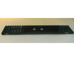 Train Base 6 x 28 with 10 Round Holes Each End with '7740' Pattern Left and Right Both Sides (Stickers) - Set 7740