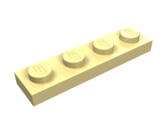 Plate 1 x 4