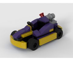 Yellow Lightning Go-Kart