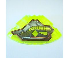 Panel 10 x 10 x 2 1/3 Quarter Saucer Top with Stingray Pattern Right (teardrop at front & points right)