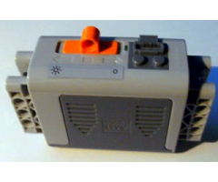 Electric, Battery Box 9V 4 x 11 x 7 PF with '*' and 'o' Pattern (Sticker) - Set 8297