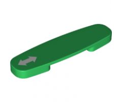 Duplo, Train Action Brick with White Arrow Double Pattern