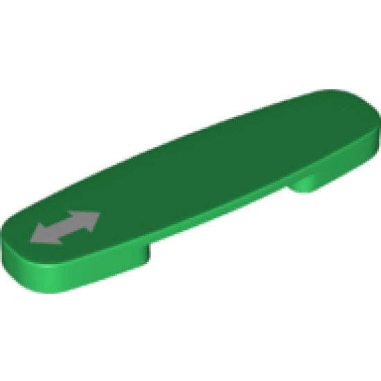 Duplo, Train Action Brick with White Arrow Double Pattern