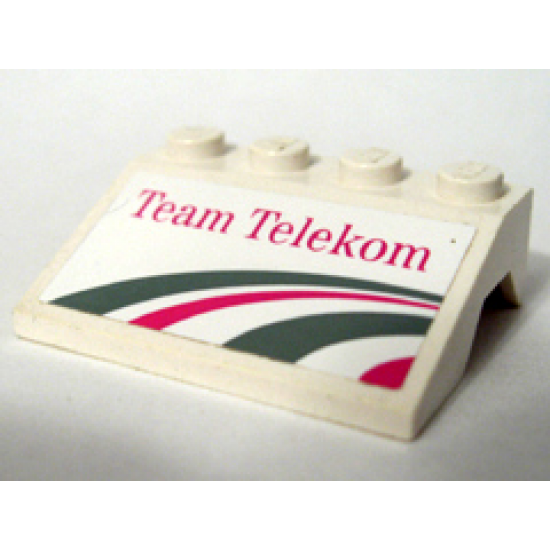 Vehicle, Mudguard 3 x 4 Slope with Team Telekom Pattern (Sticker) - Set 1199