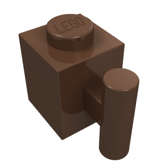 Brick, Modified 1 x 1 with Bar Handle