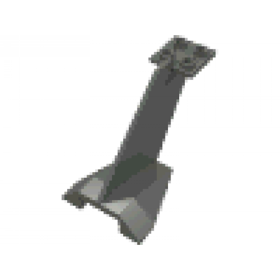 Tail Wedge with Box and Arrows and Globe and Red Outline Pattern