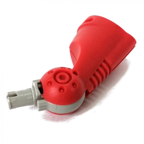 Galidor Limb Mechanical Short, with 1 Light Gray Socket and 1 Light Gray Pin