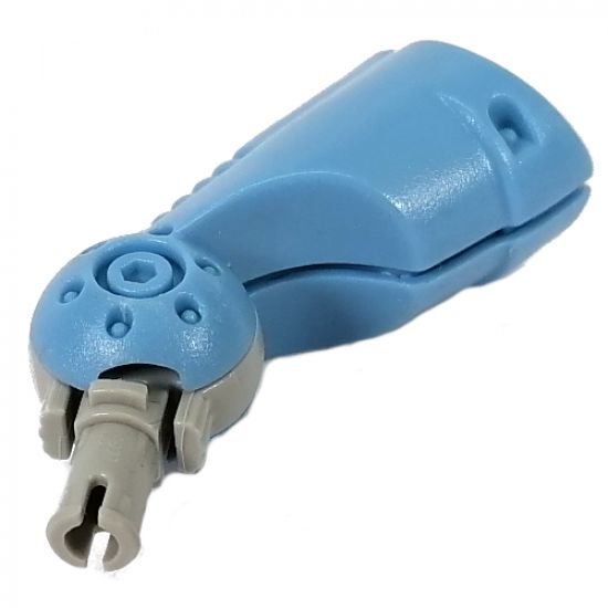 Galidor Limb Mechanical Short, with 1 Light Gray Socket and 1 Light Gray Pin