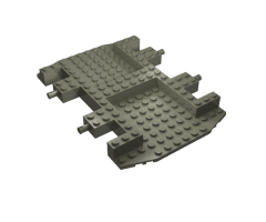 Vehicle, Base 12 x 18 x 1 1/3 (Rock Raider Dozer Base)