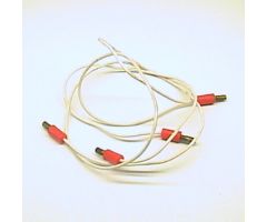 Electric, Wire 4.5V with four Red 1-prong Connectors with Split Pin, 48 Studs Long
