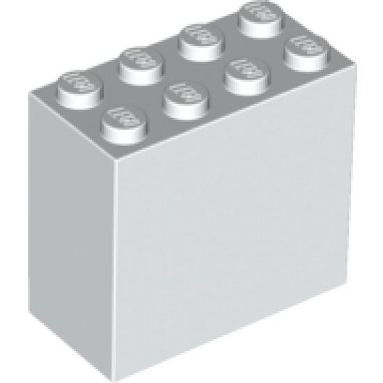 Brick 2 x 4 x 3 with 'Friends' and Butterfly front LEGO Friends Logo back Pattern