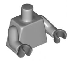 Torso Plain / Light Bluish Gray Arms / Dark Bluish Gray Hands