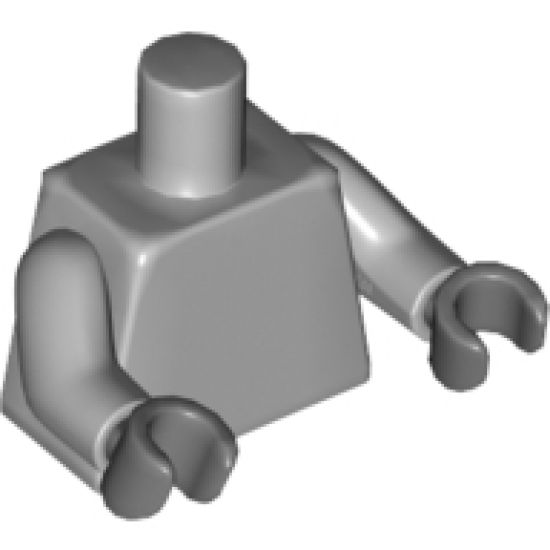 Torso Plain / Light Bluish Gray Arms / Dark Bluish Gray Hands