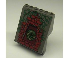 Panel 4 x 6 x 6 Sloped with Amazon Brick and Vines Pattern