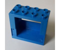 Duplo, Building Door / Window Frame 2 x 4 x 3 Half Door