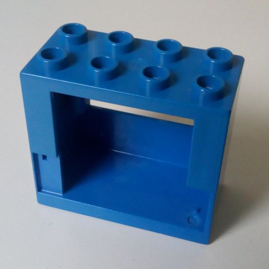 Duplo, Building Door / Window Frame 2 x 4 x 3 Half Door