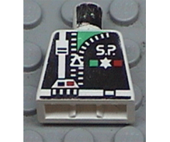 Torso Space Police with Zipper and Star Pattern