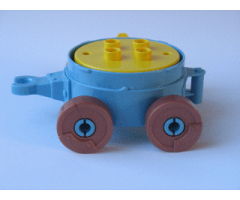 Duplo, Vehicle Cart with Wheels and Yellow Cross Lift