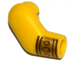 Arm, Right with Gold Wristband with 3 Circles Pattern