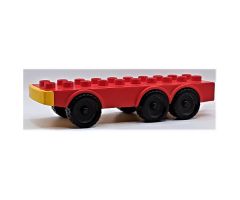Duplo, Vehicle Truck Base with Six Wheels and 2 x 10 Studs
