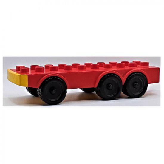 Duplo, Vehicle Truck Base with Six Wheels and 2 x 10 Studs