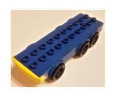 Duplo, Vehicle Truck Base with Six Wheels and 2 x 10 Studs
