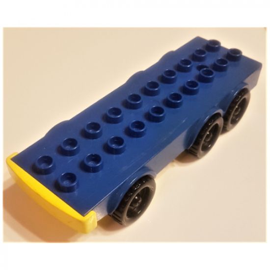 Duplo, Vehicle Truck Base with Six Wheels and 2 x 10 Studs