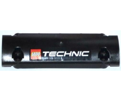 Technic, Panel Curved 11 x 3 with Technic Logo Pattern (Sticker) - Set 42008
