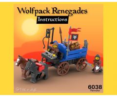 6038 - WOLFPACK RENEGADES - LEGO MEDIEVAL MOC INSTRUCTIONS