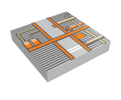 Tile 2 x 2 with SW Snowspeeder Vent Pattern