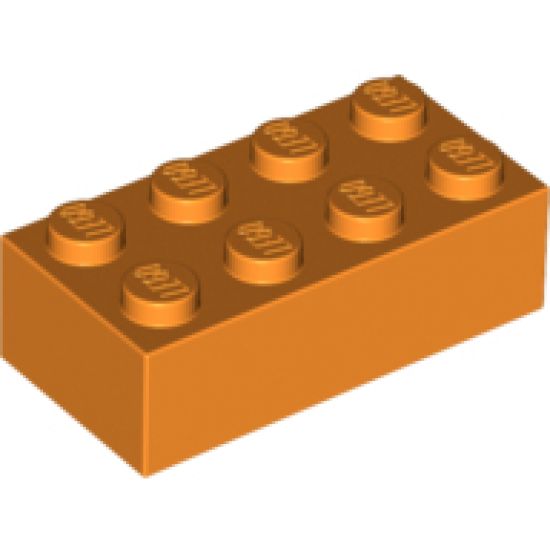 Brick 2 x 4 with Black 'PHYSICAL' and 'MOOVA' Pattern on Both Sides (Play Day 2019)