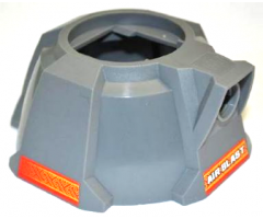 Vehicle Air Blast Launcher Base (Racers) with Geometric Pattern on Both Sides and White 'AIR BLAST' Pattern (Stickers) - Set 8227