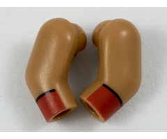 Arm, (Matching Left and Right) Pair with Red Cuffs Pattern