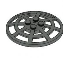 Dish 6 x 6 Inverted (Radar) Webbed - Type 2 (underside attachment positions at 90 degrees)