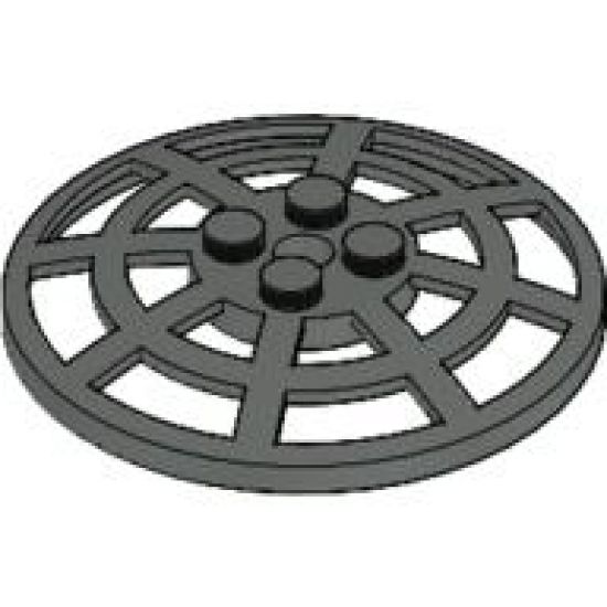Dish 6 x 6 Inverted (Radar) Webbed - Type 2 (underside attachment positions at 90 degrees)