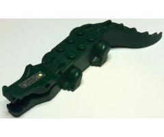 Alligator / Crocodile with 8 Teeth with Circuitry on Upper Jaw Pattern (Sticker) - Set 8632
